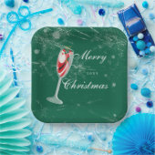 Jolly Weihnachten Gefallen mit Weihnachtsmann Wint Pappteller (Party)