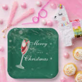 Jolly Weihnachten Gefallen mit Weihnachtsmann Wint Pappteller (Party)