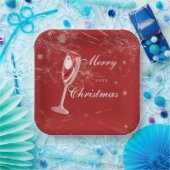 Jolly Weihnachten Gefallen mit Weihnachtsmann Wint Pappteller (Party)