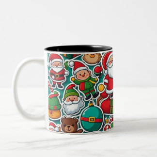 Jolly Weihnachts-Tasse Chaos! Zweifarbige Tasse