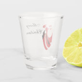 Jolly Weihnachtsgeschenk mit Weihnachtssekt Winter Schnapsglas (Rückseite)
