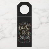 Jolly Wises Christmas Flaschenanhänger (Vorderseite)