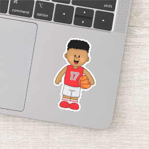 JollyKins Basketballjunge Aufkleber