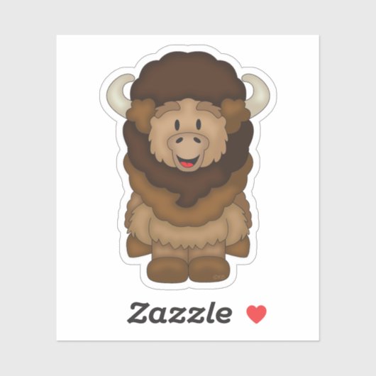 JollyKins Bison Aufkleber (Blatt)