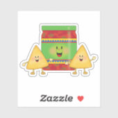 JollyKins Chips und Salsa Aufkleber (Blatt)