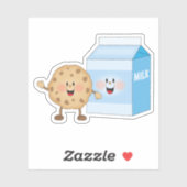 JollyKins Cookies und Milch Aufkleber (Blatt)
