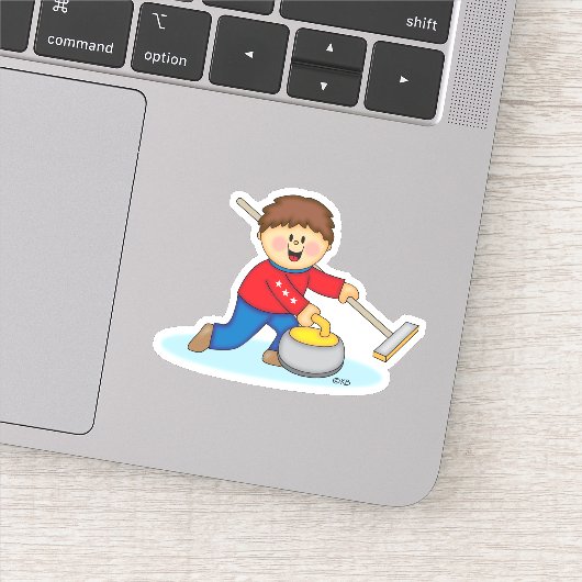 JollyKins Curling Aufkleber (Detail)