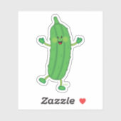 JollyKins Dancing Pickle Aufkleber (Blatt)
