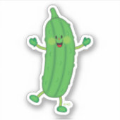 JollyKins Dancing Pickle Aufkleber (Vorderseite)