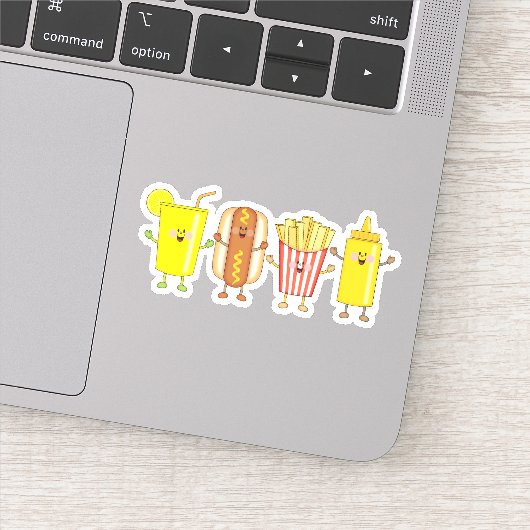 JollyKins Hot Dog Friends Aufkleber (Detail)