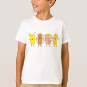 JollyKins Hot Dog Friends T-Shirt (Vorderseite)