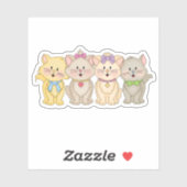 JollyKins Kätzchen Aufkleber (Blatt)