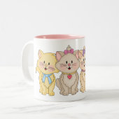 JollyKins Kätzchen Zweifarbige Tasse (Vorderseite Links)