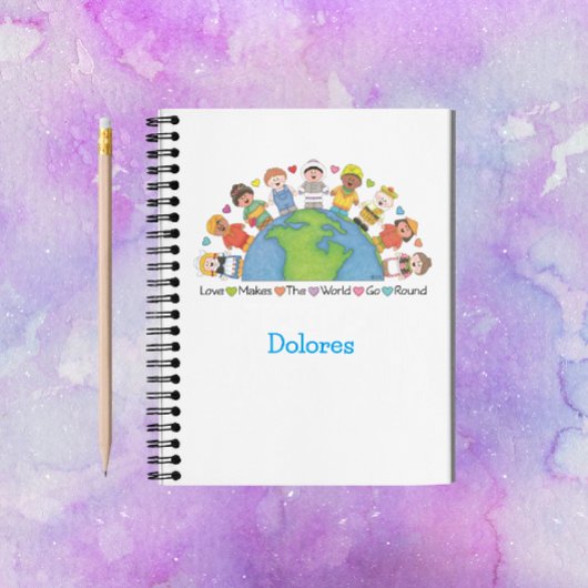 JollyKins Liebe macht die Welt zum Alltag Notizblock