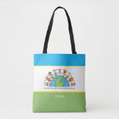 JollyKins Liebe macht die Welt zum Alltag Tasche (Vorderseite)