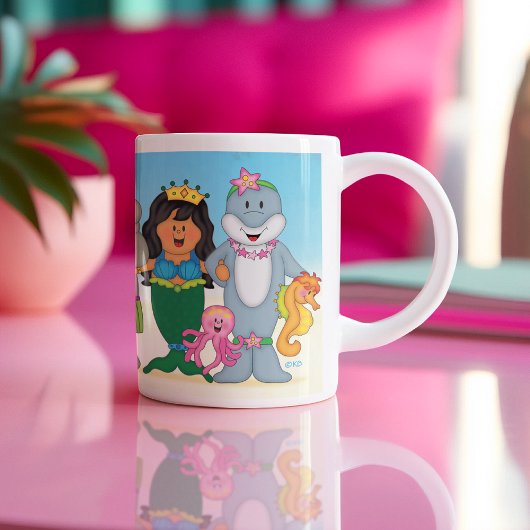 JollyKins Mermaid Friends Zweifarbige Tasse