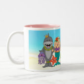 JollyKins Mermaid Friends Zweifarbige Tasse (Links)