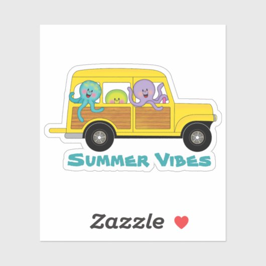 JollyKins Octopus Mobile Aufkleber (Blatt)