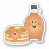 JollyKins Pancakes und Sirup Aufkleber (Vorderseite)