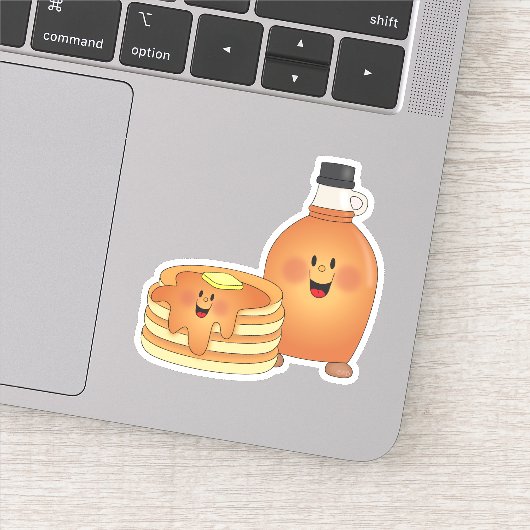 JollyKins Pancakes und Sirup Aufkleber (Detail)