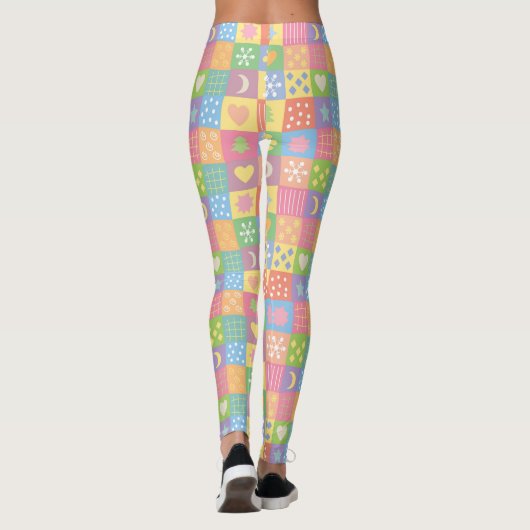 JollyKins Pastel Patchwork Leggings (Rückseite)