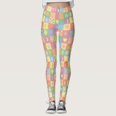 JollyKins Pastel Patchwork Leggings (Vorderseite)