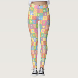 JollyKins Pastel Patchwork Leggings