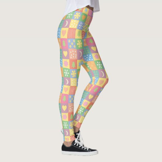JollyKins Pastel Patchwork Leggings (Rechts)