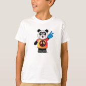 JollyKins Peace Panda T-Shirt (Vorderseite)