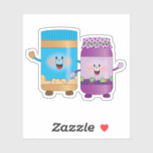 JollyKins Peanut Butter und Jelly Aufkleber (Blatt)