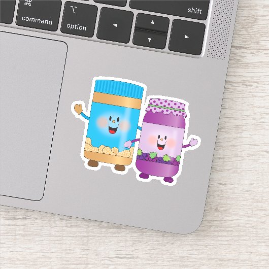 JollyKins Peanut Butter und Jelly Aufkleber (Detail)