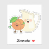 JollyKins Pfirsiche und Creme Aufkleber (Blatt)