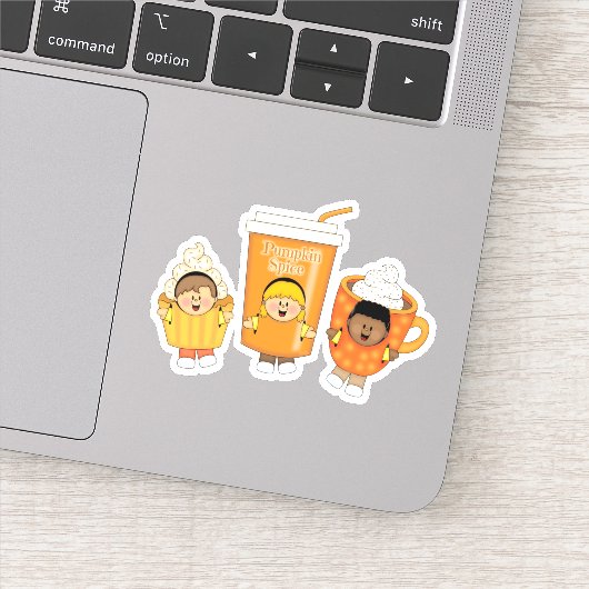 JollyKins Pumpkin Spice Friends Aufkleber (Detail)