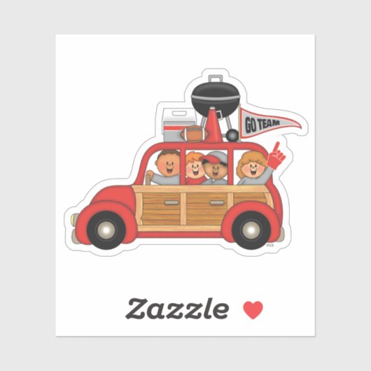 JollyKins Tailgaters Aufkleber (Blatt)