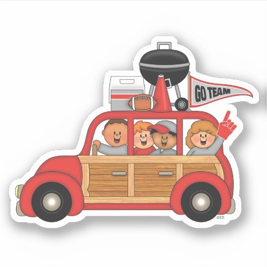 JollyKins Tailgaters Aufkleber (Vorderseite)