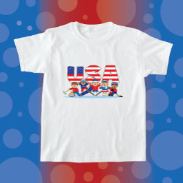 JollyKins USA Winter Sports T - Shirt