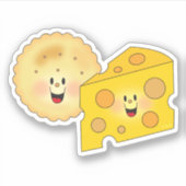 JollyKinsKäse und Crackers Aufkleber (Vorderseite)