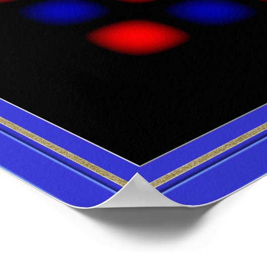 Joltering-optische Illusion Poster (Ecke)