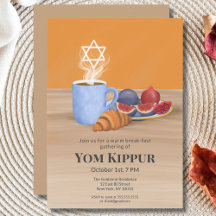 Jom Kippur Break-the-Fast: Kaffee, Granatäpfel