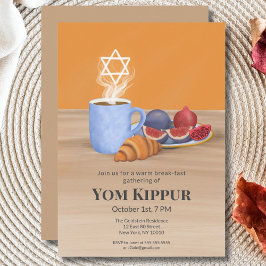 Jom Kippur Break-the-Fast: Kaffee, Granatäpfel Einladung