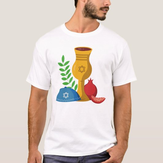 Jom-Kippur-Feier T-Shirt (Vorderseite)