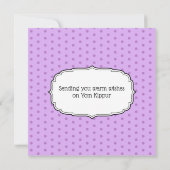 Jom-Kippur-Flachkarte (Rückseite)