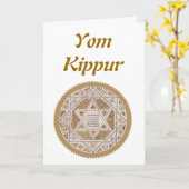 Jom Kippur heilige Tanakh Karte (Gelbe Blume)