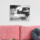 Jom Kippur: Jüdisches Volk mit Tanakh Leinwanddruck (Insitu (Wohnzimmer))