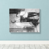 Jom Kippur: Jüdisches Volk mit Tanakh Leinwanddruck (Insitu (Holzboden))