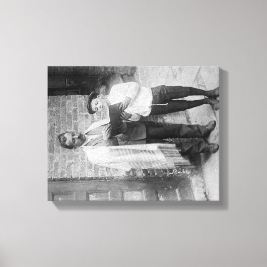 Jom Kippur: Jüdisches Volk mit Tanakh Leinwanddruck (Vorderseite)