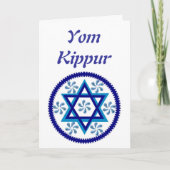 Jom Kippur Karte (Vorderseite)