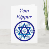 Jom Kippur Karte