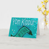 Jom Kippur Karte (Gelbe Blume)
