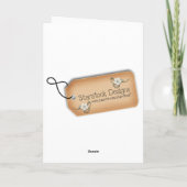 Jom-Kippur Karte (Rückseite)